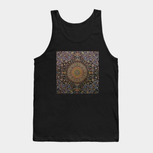 Persian traditional carpet floral pattern Tank Top